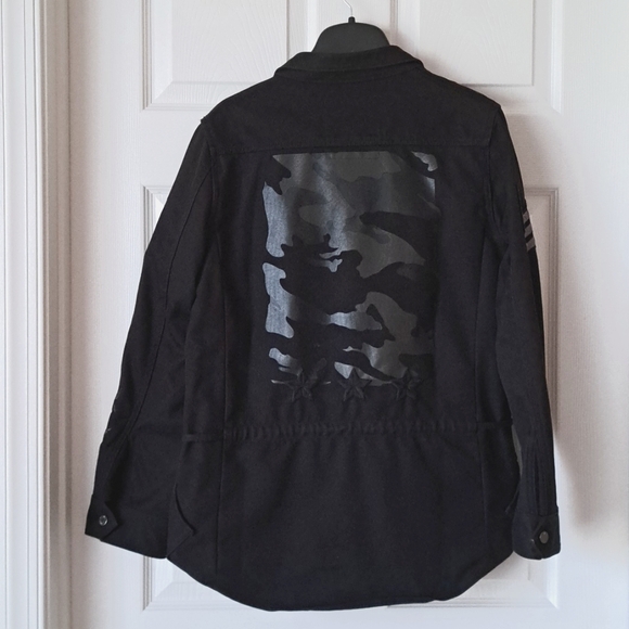 Zadig & Voltaire Tackl Military Inspired Shirt Jacket - Picture 9 of 12